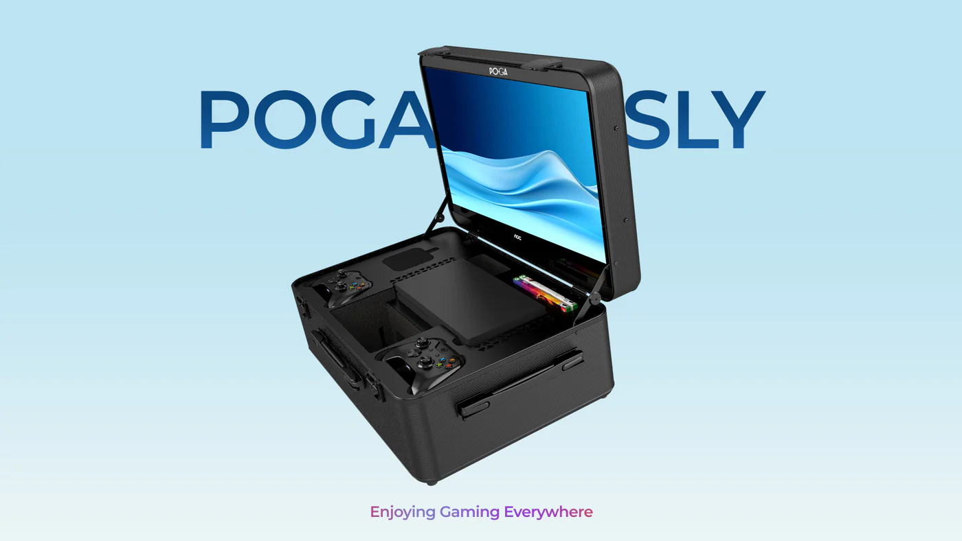 Portable gaming stations for PS5, Xbox & PC — POGA showcase 3