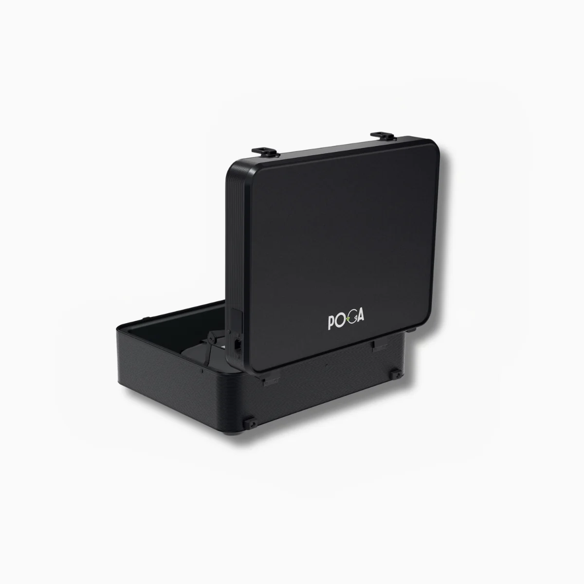 POGA Lux portable gaming case with integrated display