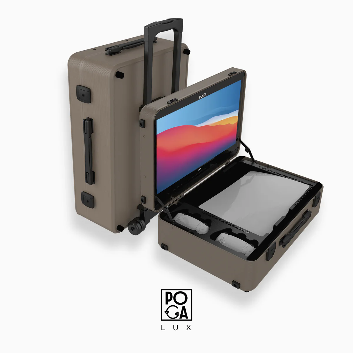 Console overheating in portable gaming case - POGA Lux desert taupe
